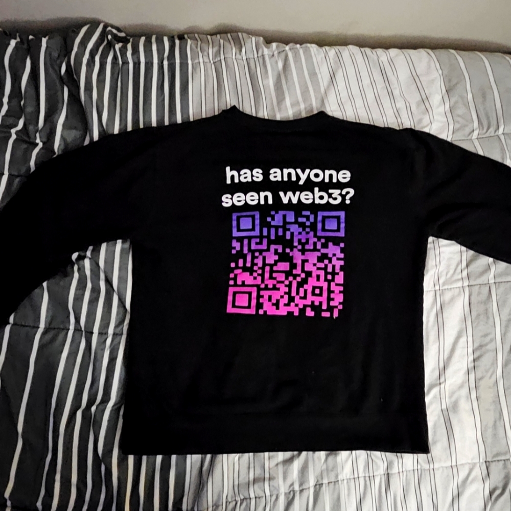 Black unisex vaporwave sweatshirt